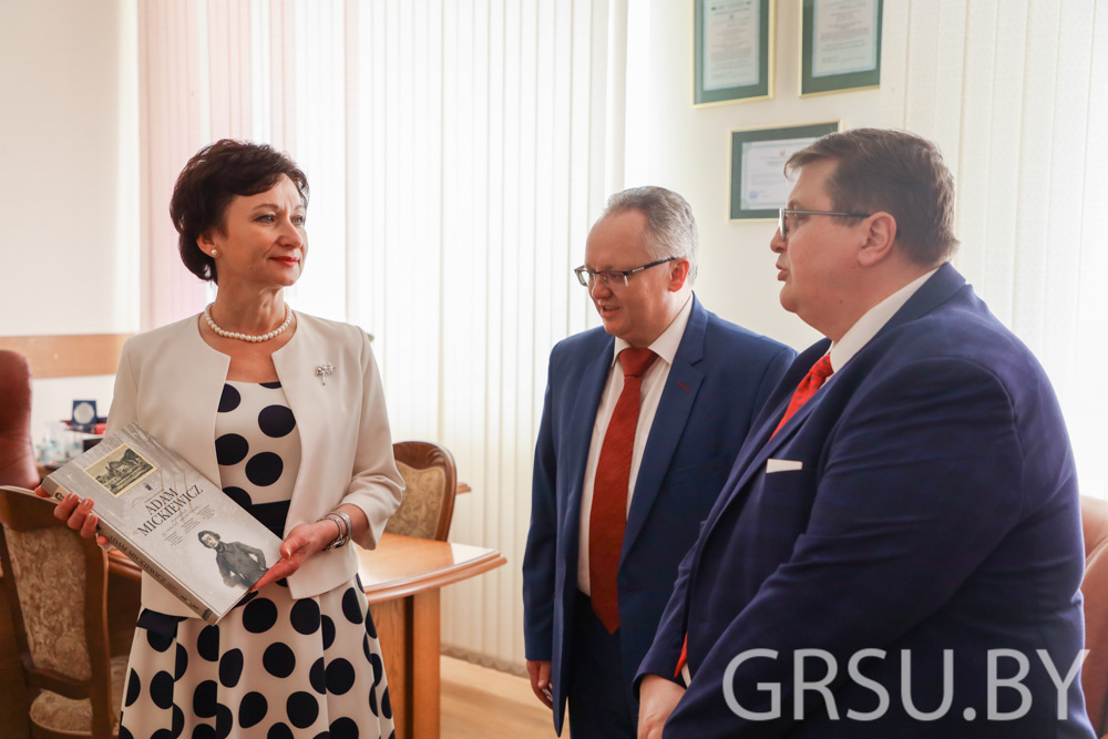 Купаловский университет посетила делегация Генерального консульства Республики Беларусь в Белостоке