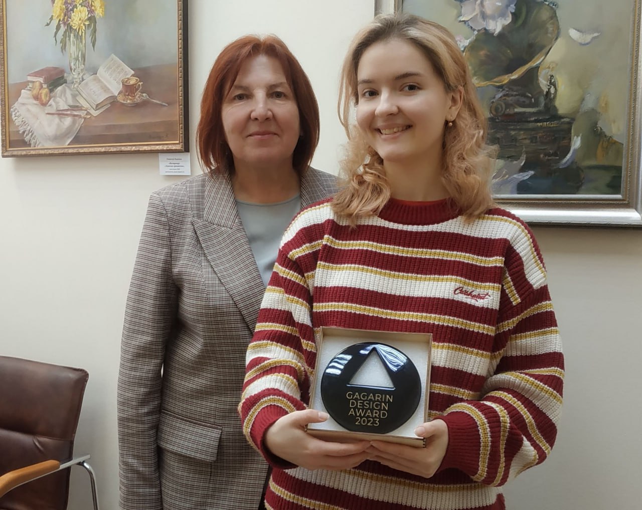 Студентка Купаловского университета стала призером Международного конкурса графического дизайна «Gagarin Design Award 2023»
