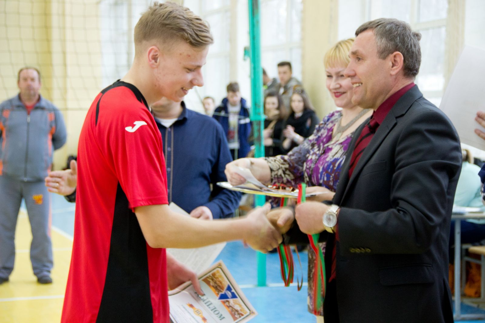 Стали известны победители соревнований по волейболу среди мужских команд ГрГУ имени Янки Купалы