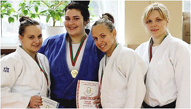 Женская команда ГрГУ имени Янки Купалы стала второй на финальных соревнованиях Республиканской универсиады по дзюдо
