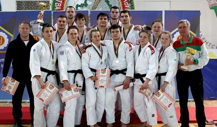 Студенты-спортсмены ГрГУ имени Янки Купалы стали победителями командного чемпионата Республики Беларусь по дзюдо