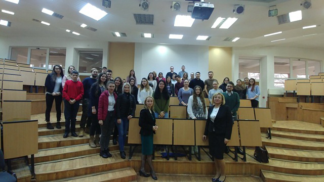 Преподаватели юридического факультета Гродненского государственного университета прочли лекции в Университете Питешти (Румыния) в рамках программы Erasmus+