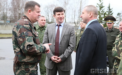 Министр обороны Республики Беларусь А.А. Равков впервые  посетил военный факультет ГрГУ имени Янки Купалы