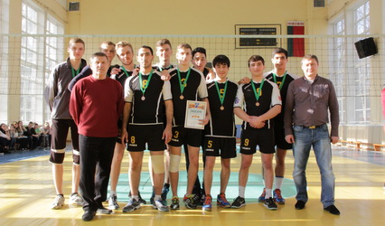 В ГрГУ имени Янки Купалы назвали победителей турнира по волейболу среди мужских команд