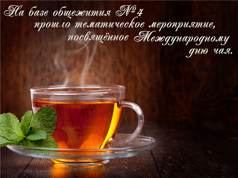 Студгородок: студенты общежития № 4 ГрГУ имени Янки Купалы отметили Международный день чая
