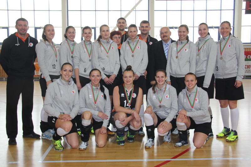 Женская команда «Коммунальник-ГрГУ» заняла второе место на Кубке Беларуси по волейболу