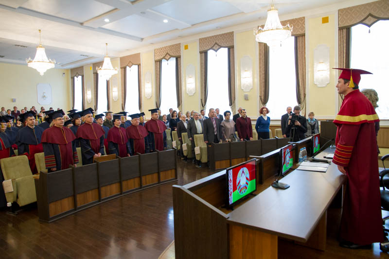 Торжественное расширенное заседание Совета университета в честь 77-летия alma mater прошло в ГрГУ имени Янки Купалы