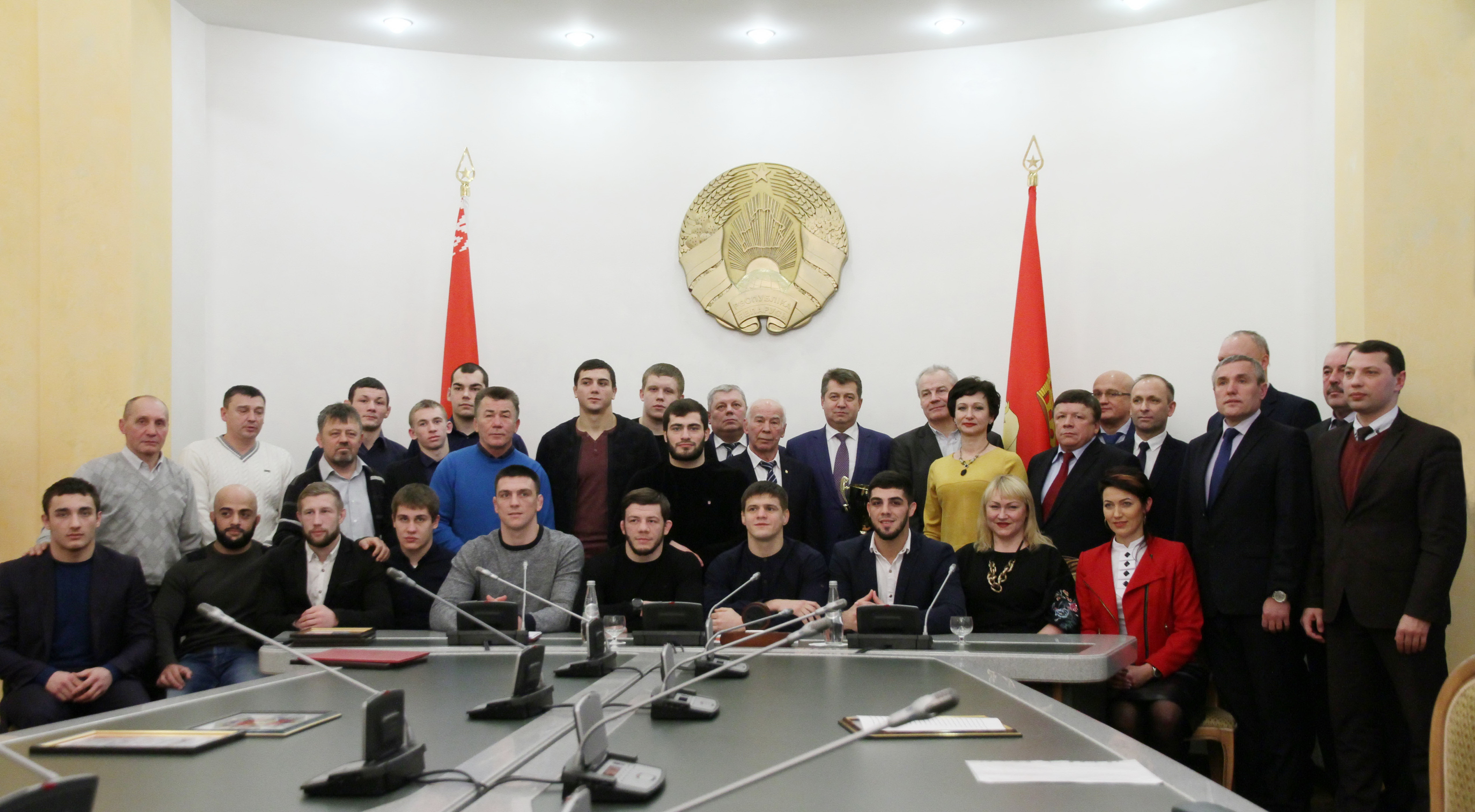 В Гродненском облисполкоме чествовали победителей чемпионата Беларуси по борьбе, шесть из которых – студенты ГрГУ имени Янки Купалы (ДОПОЛНЕНО)