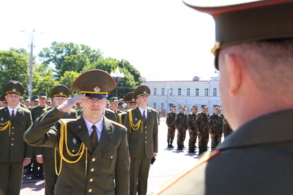 Курсантам военного факультета ГрГУ имени Янки Купалы вручат дипломы об окончании университета и офицерские погоны