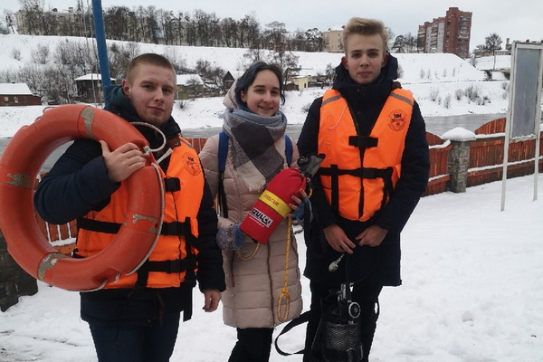 Студэнты ГрДУ імя Янкі Купалы сумесна з ОСВОД патрулявалі вадаёмы