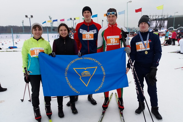 Студэнты ГрДУ імя Янкі Купалы прынялі ўдзел у "Мінскай лыжні"