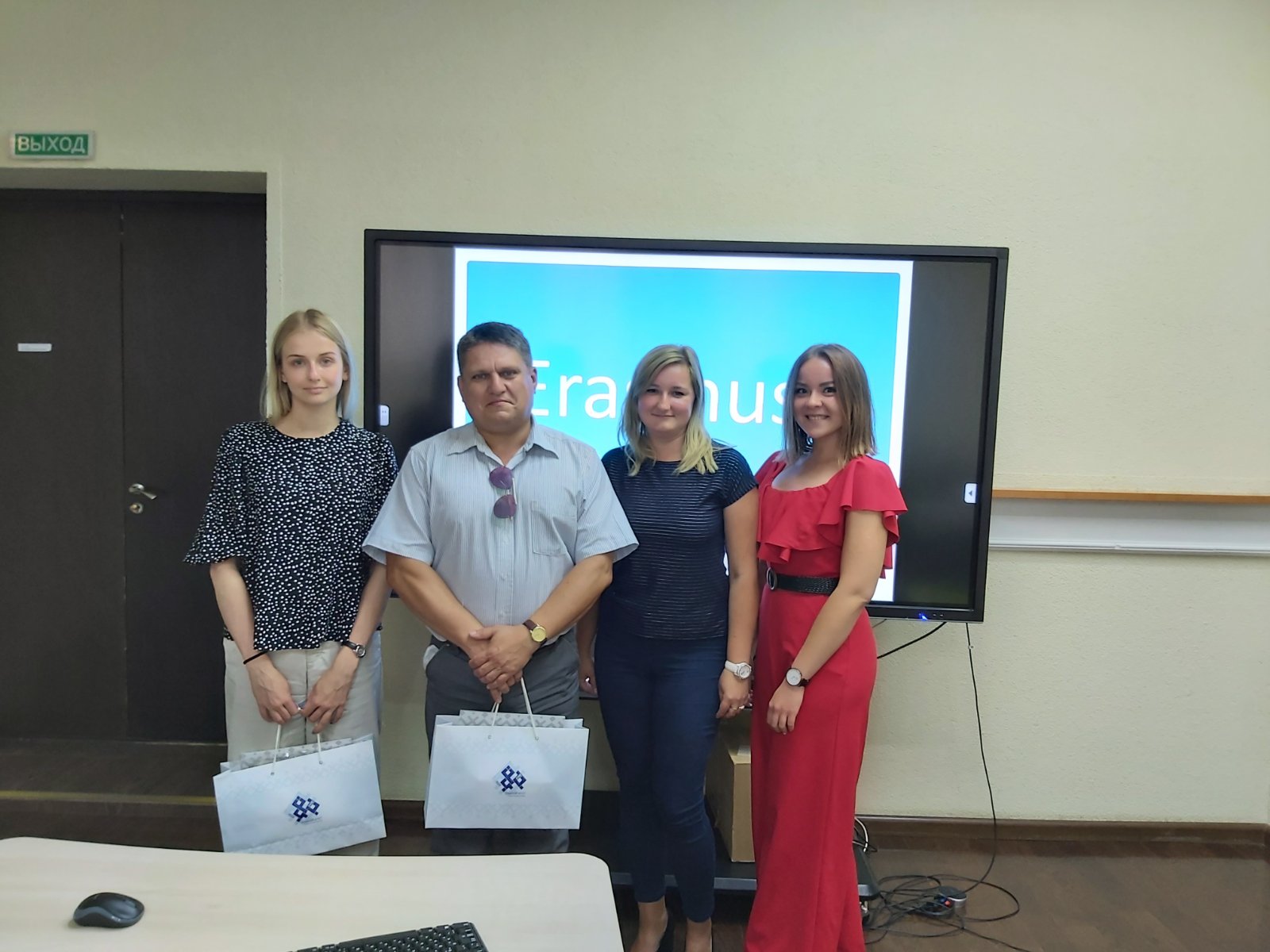 Представители Национального офиса программы Erasmus+ посетили ГрГУ имени Янки Купалы с целью мониторинга текущих проектов и академической мобильности