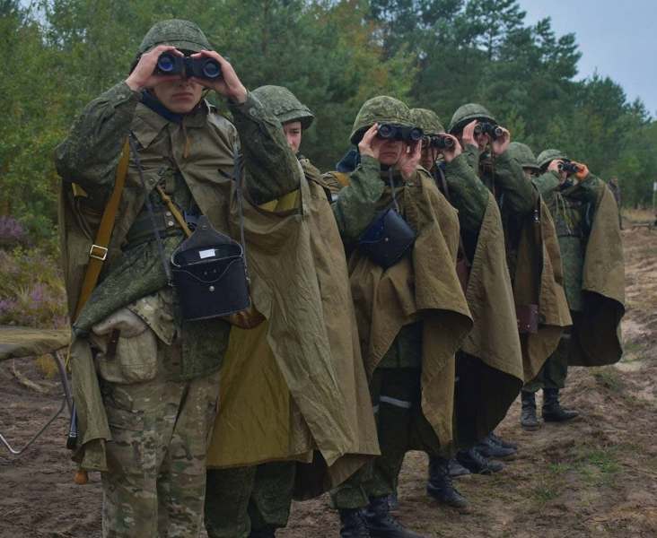 Заслуженные погоны курсантов получили первокурсники военного факультета Купаловского университета