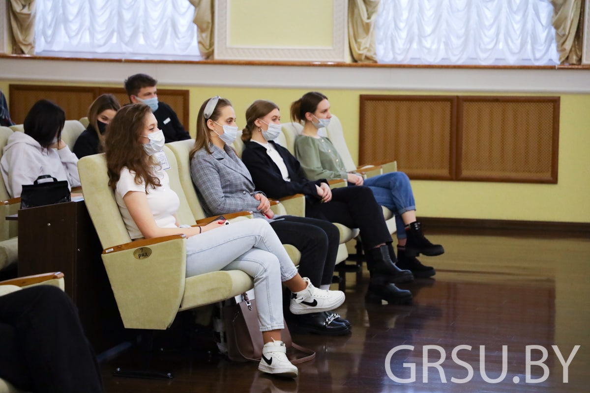 Встречи ректора со студентами в Купаловском университете продолжаются