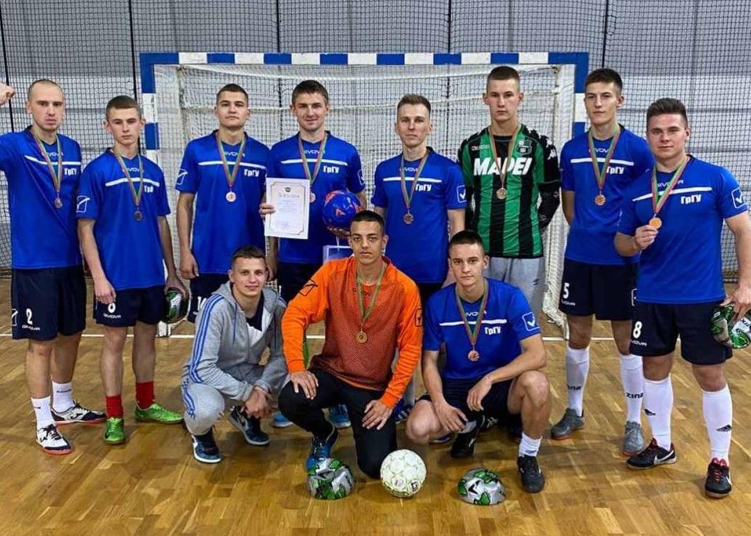 Команда военного факультета ГрГУ имени Янки завоевала бронзу на соревнованиях по мини-футболу
