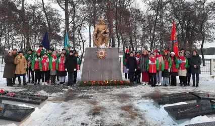 Студенты ГрГУ имени Янки Купалы приняли участие в 57-м интернациональном Звёздном походе по местам боевой и трудовой славы белорусского народа