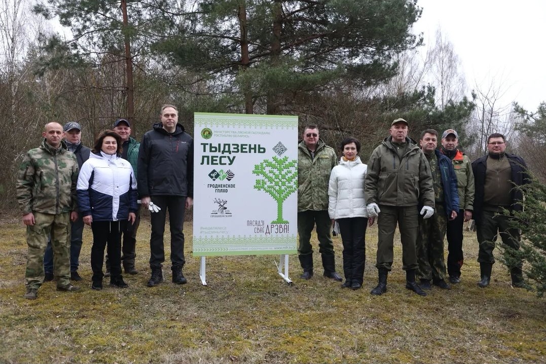 Рэктар Купалаўскага ўніверсітэта далучыўся да акцыі «Тыдзень лесу»