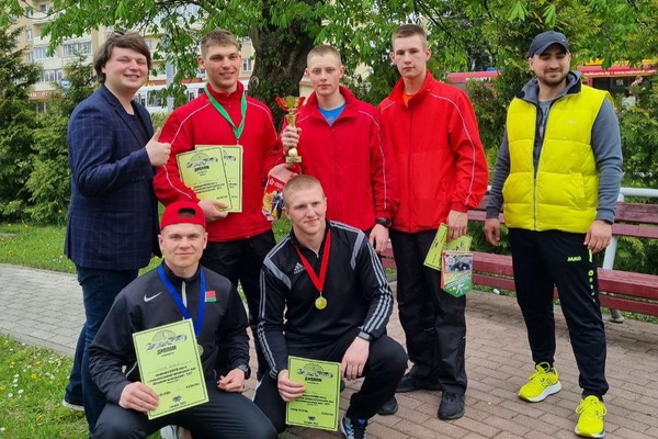 Курсанты ваеннага факультэта прынялі ўдзел у спартыўных падзеях, прысвечаных Вялікай Перамозе