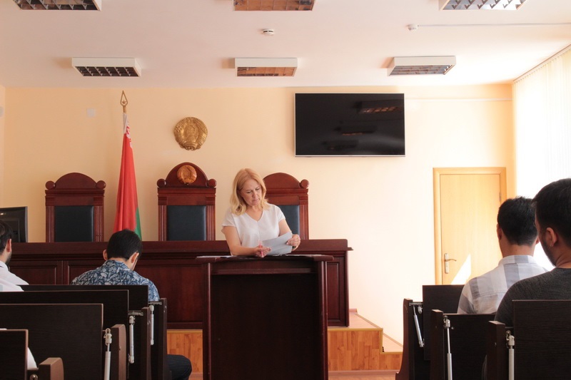 В Купаловском университете прошел семинар по профилактике правонарушений среди иностранных обучающихся