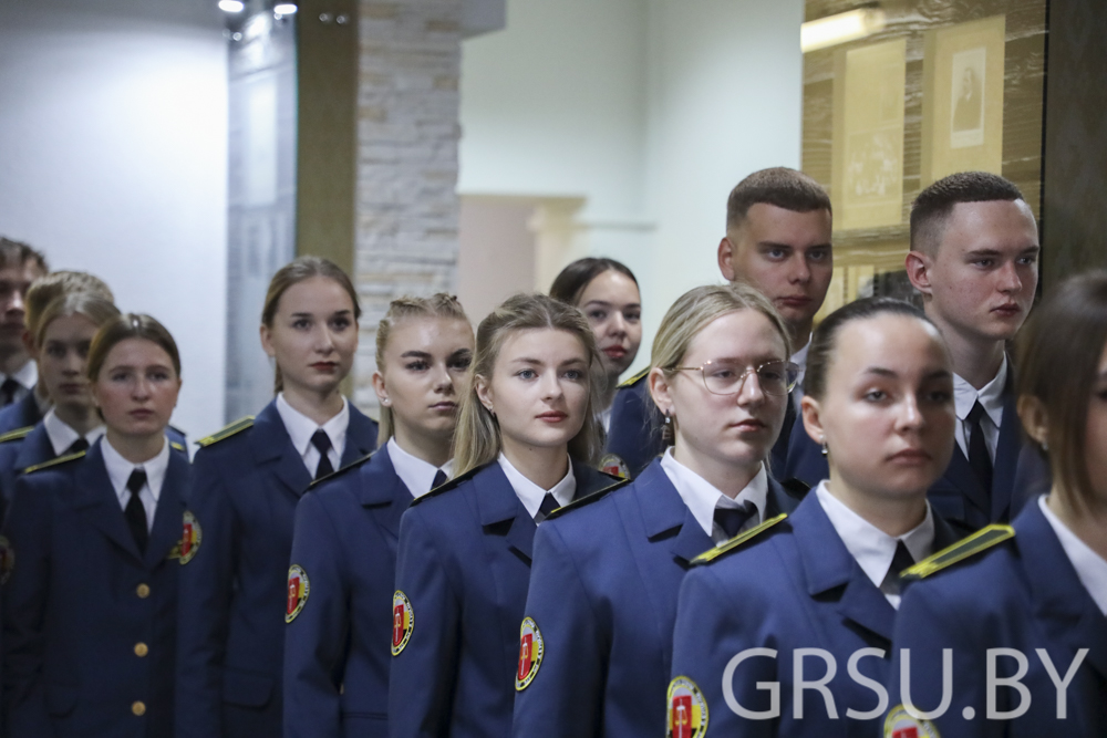 В ГрГУ имени Янки Купалы студенты специальности «Таможенное дело» принесли Клятву (ДОБАВЛЕНО ВИДЕО)