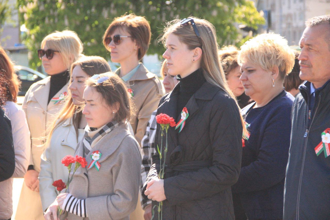 Межвузовская патриотическая акция «С лампадой вечного огня…» прошла в ГрГУ имени Янки Купалы