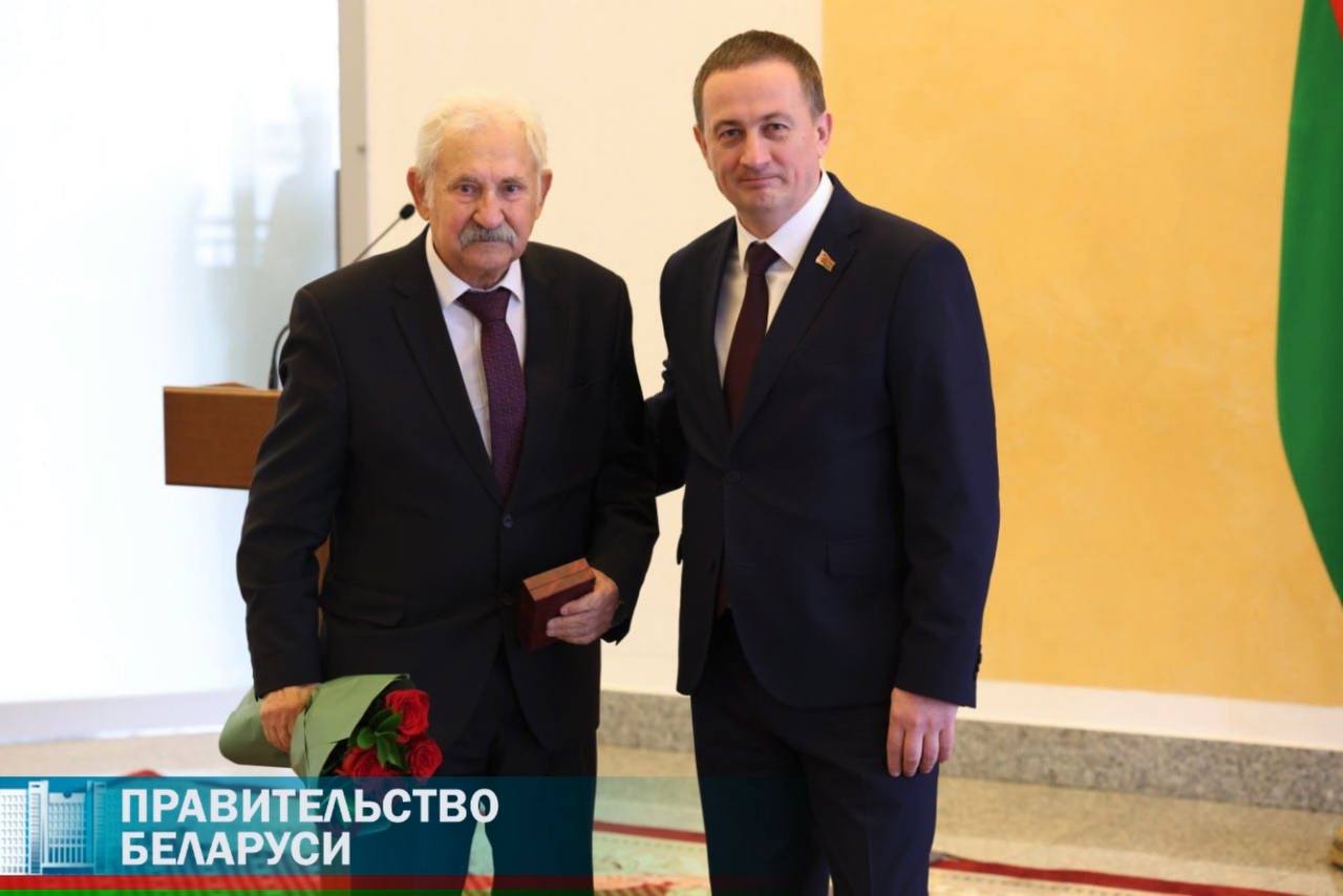 Иван Платонович Мартынов удостоен медали Франциска Скорины